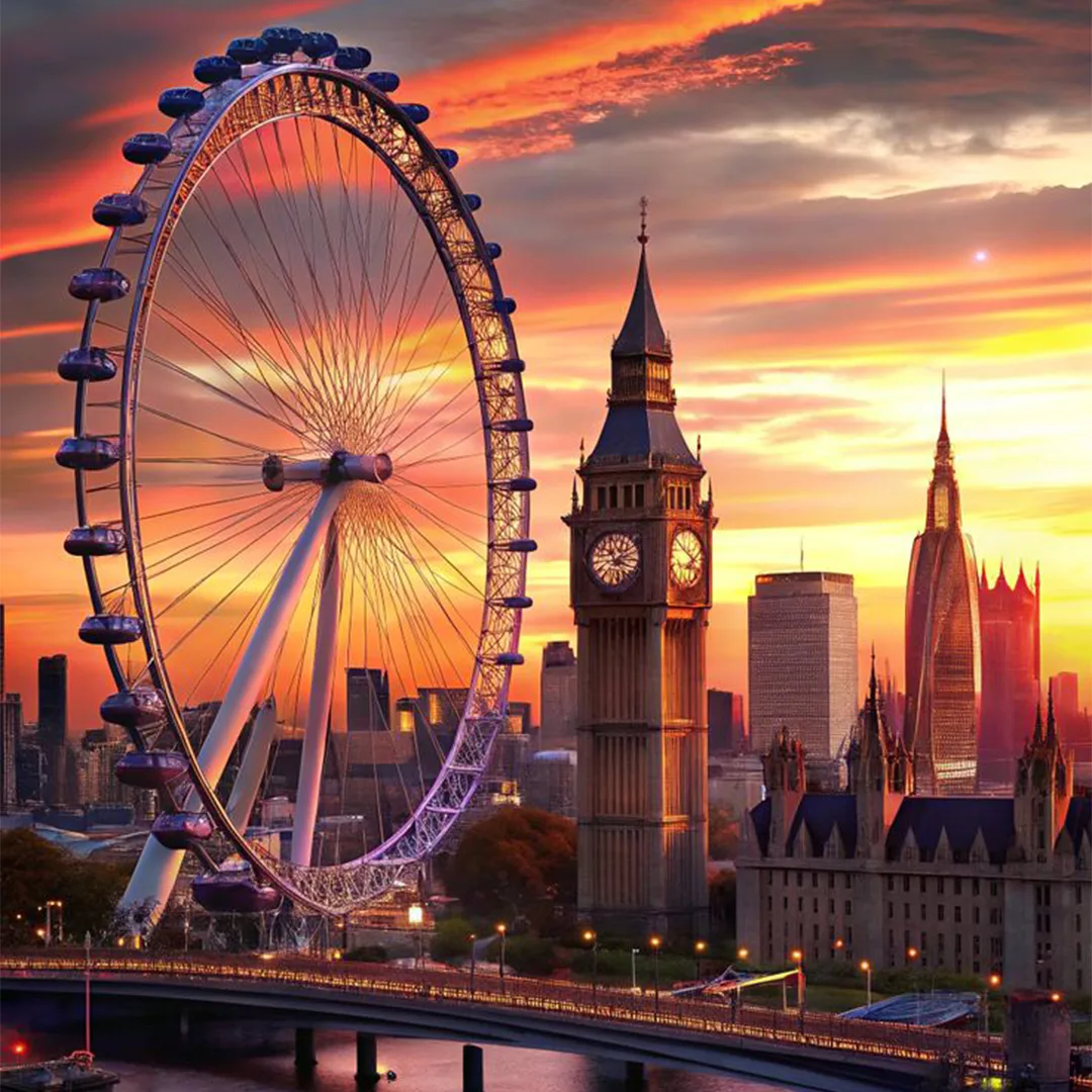 london sunset iphone wallpaper